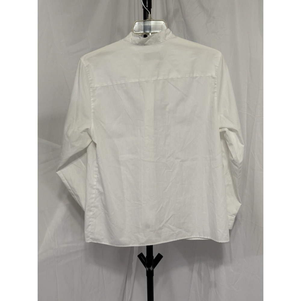 Orvis White Button Up Dress Shirt Size 12 Men's Long Sleeve‎  Cotton Blend - Picture 3 of 9